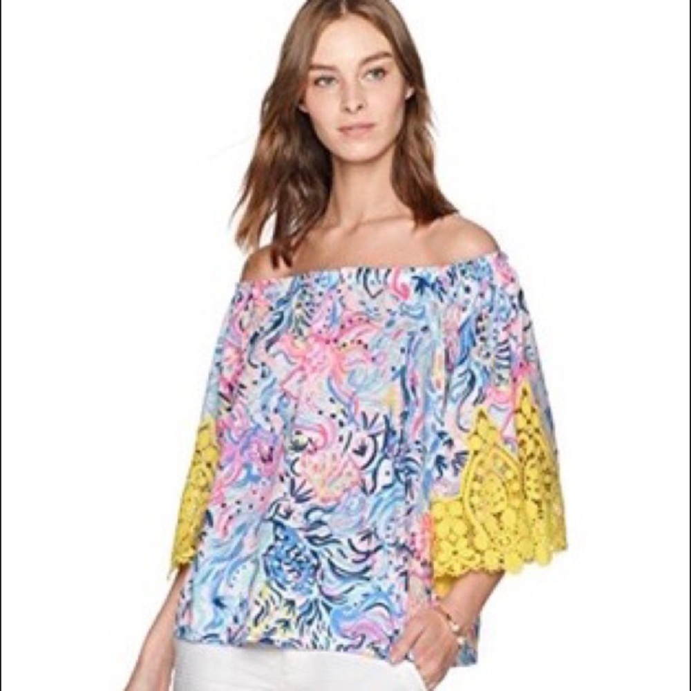 NWT Lilly Pulitzer Zaylee Top XXS